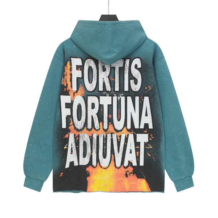 Godspeed Skull Army Hoodie Teal