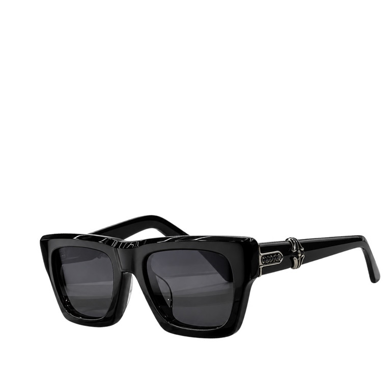 Chrome Hearts Black Square Sunglasses