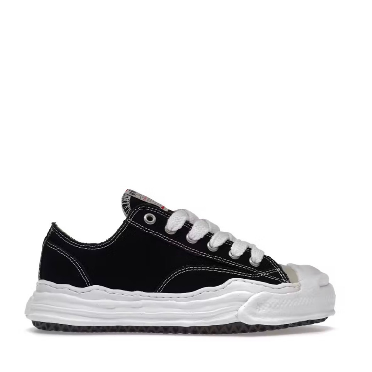 Maison Mihara Yasuhiro Peterson OG Sole Canvas Low Black