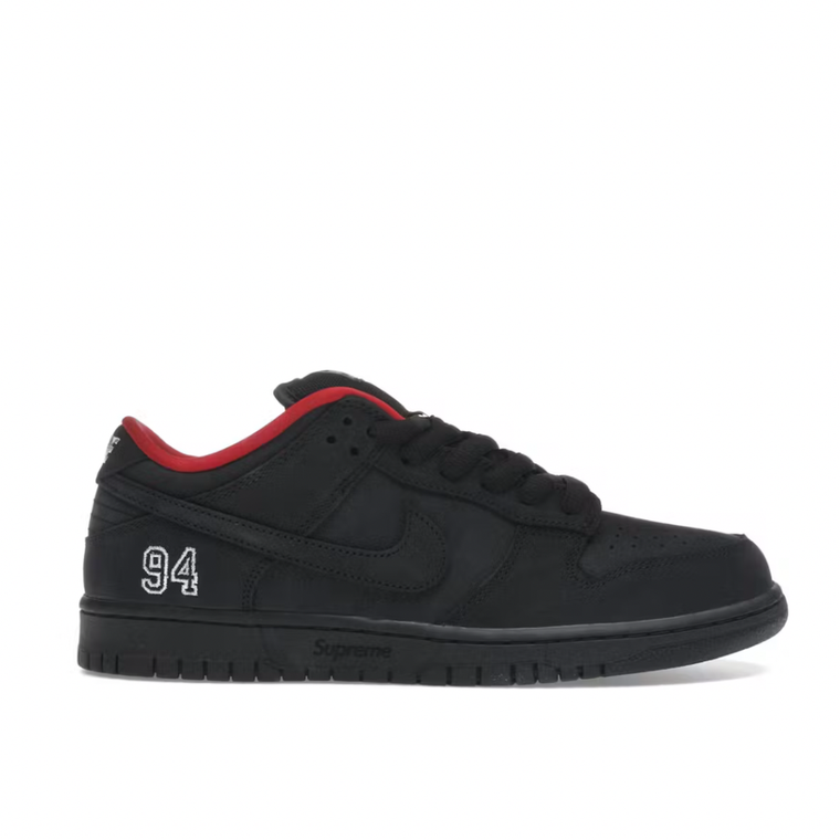 SB QS Dunk Low x Supreme ‘Black’