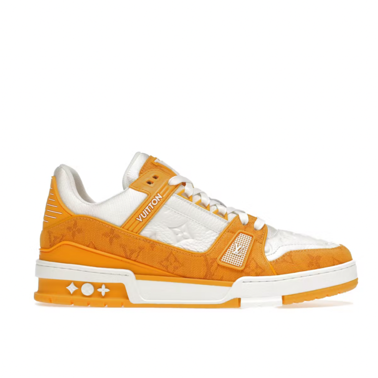 Louis Vuitton Trainer Low ‘Yellow Monogram Denim’