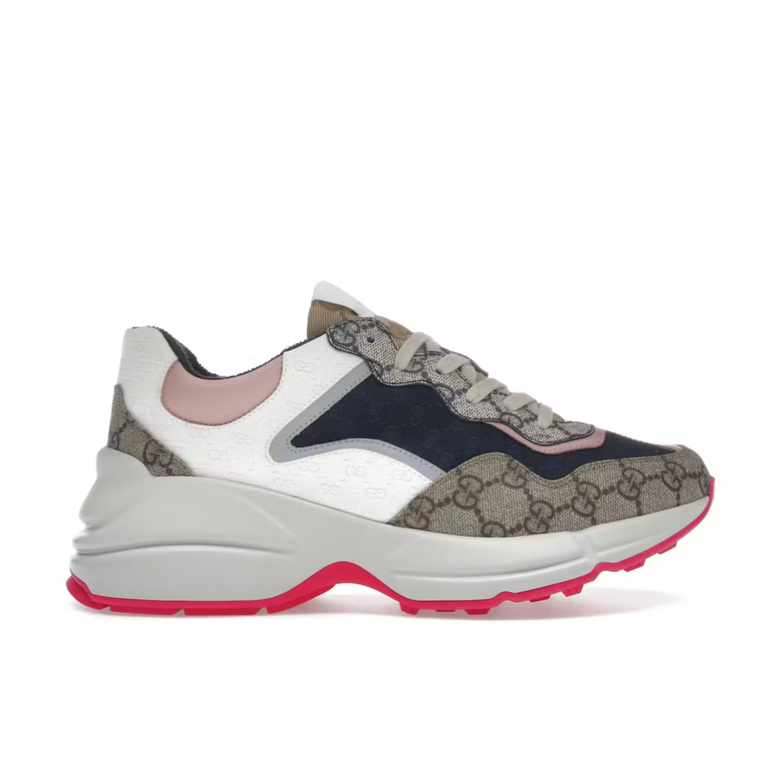 Gucci Wmns GG Rhyton ‘Beige White Pink’