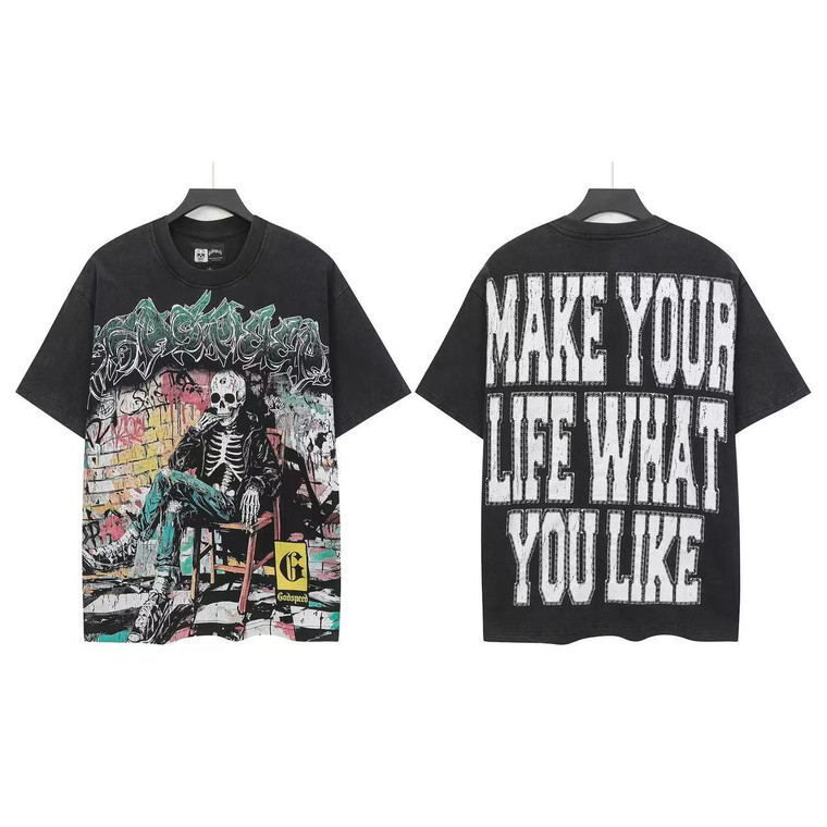 Godspeed Oversized Graphic Tee “Make Your Life What You Like”