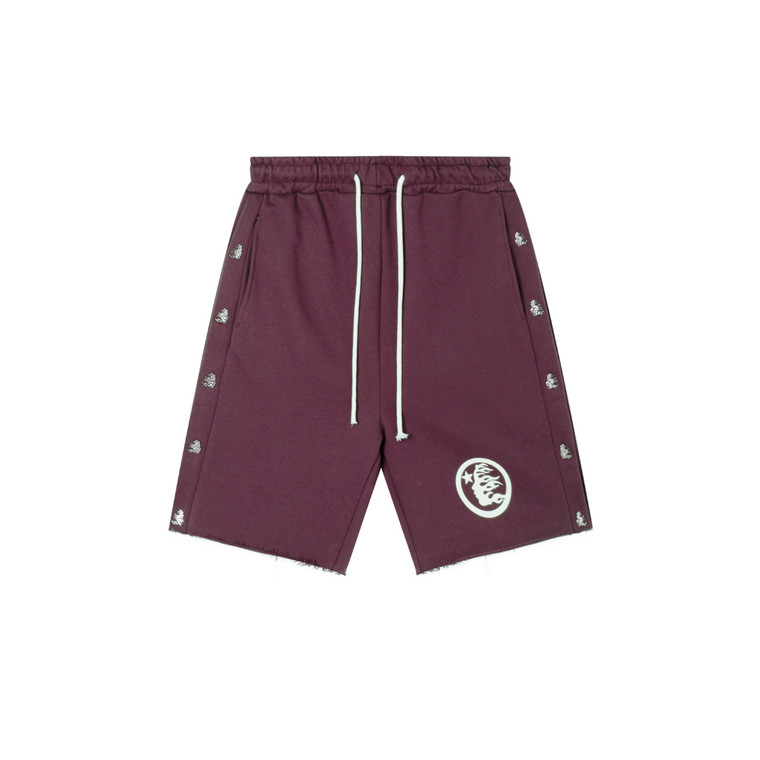 Hellstar Classic Shorts – Burgundy