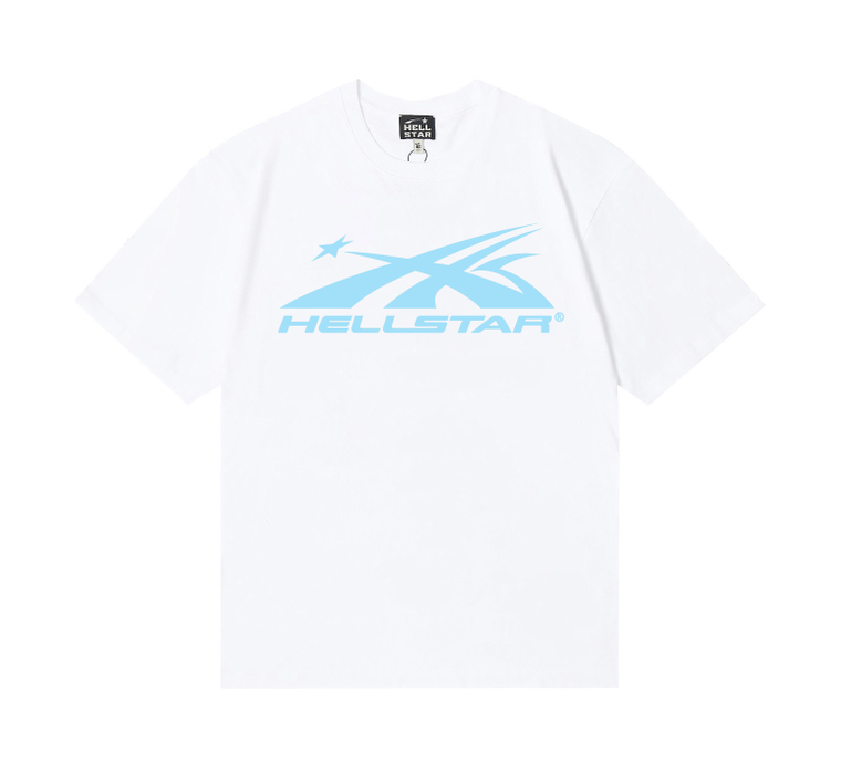 Hellstar Eclipse Logo Tee –Blue/White
