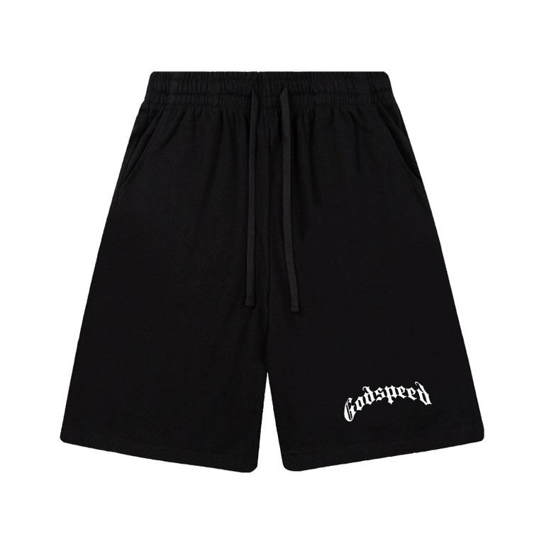 Godspeed Logo Sweat Shorts - Black