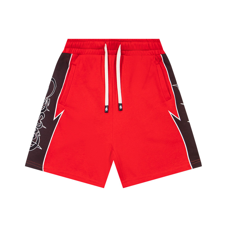 Godspeed Lightning Side Panel Shorts – Red