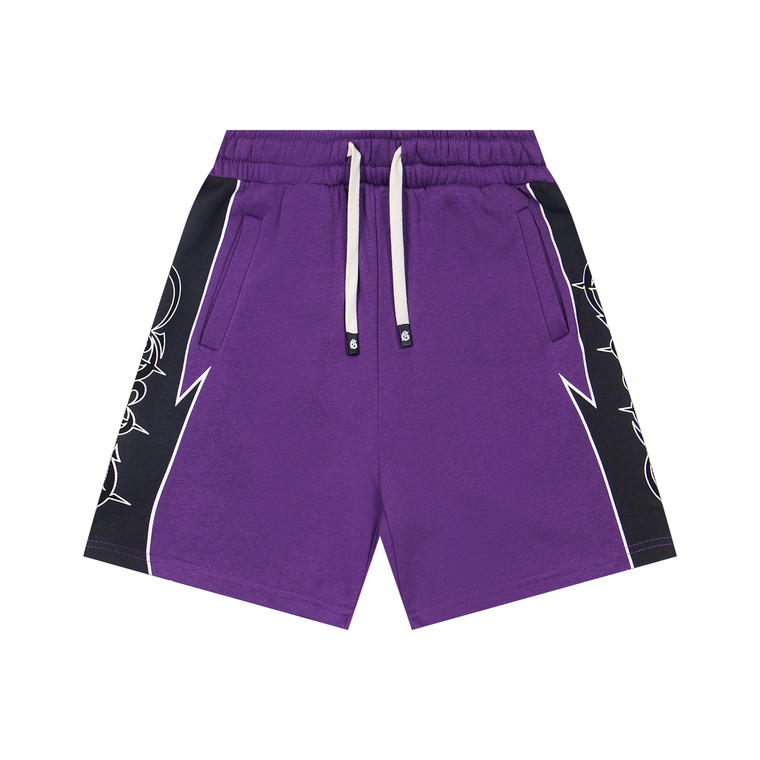 Godspeed Lightning Side Panel Shorts – Purple