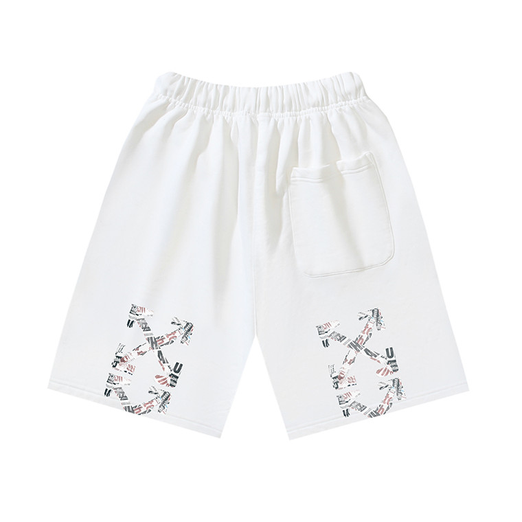 Off-White Arrow Collage White Shorts
