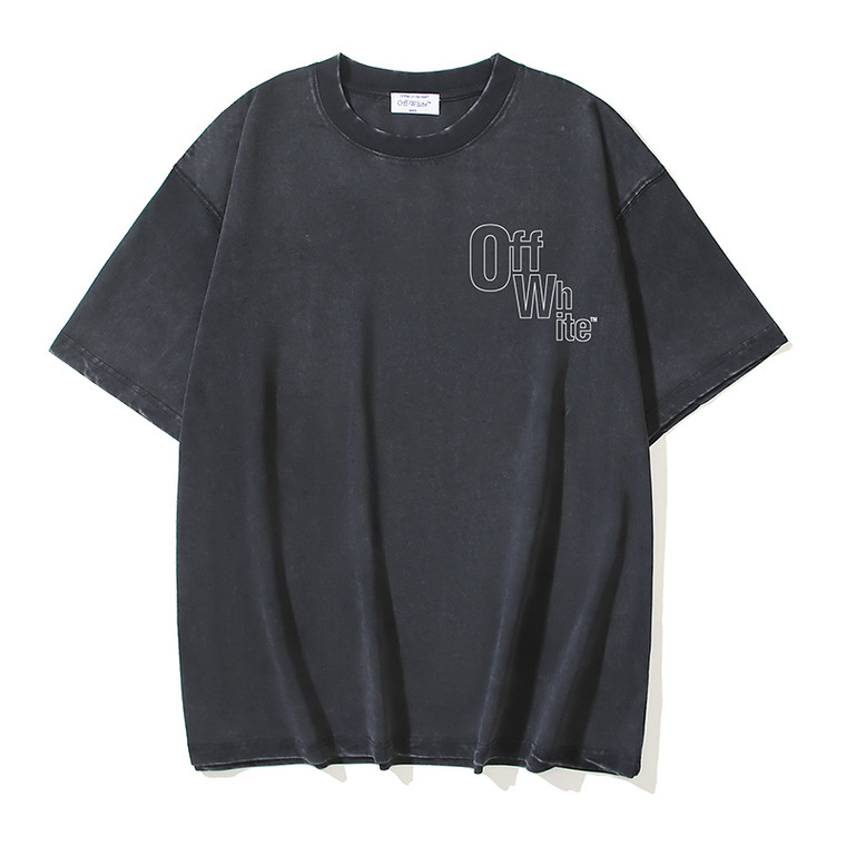 Off-White Vertical Logo Black Tee