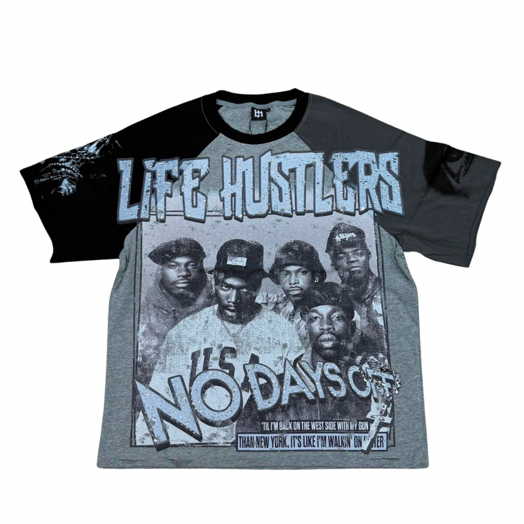 Life Hustlers No Days Off Vintage Tee