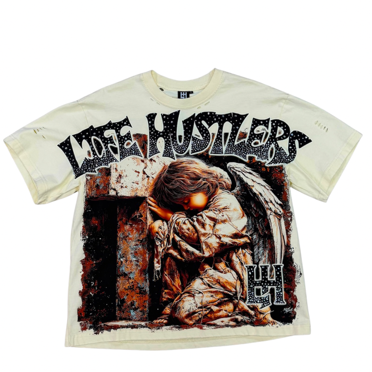 Life Hustlers Burning Skull Tee