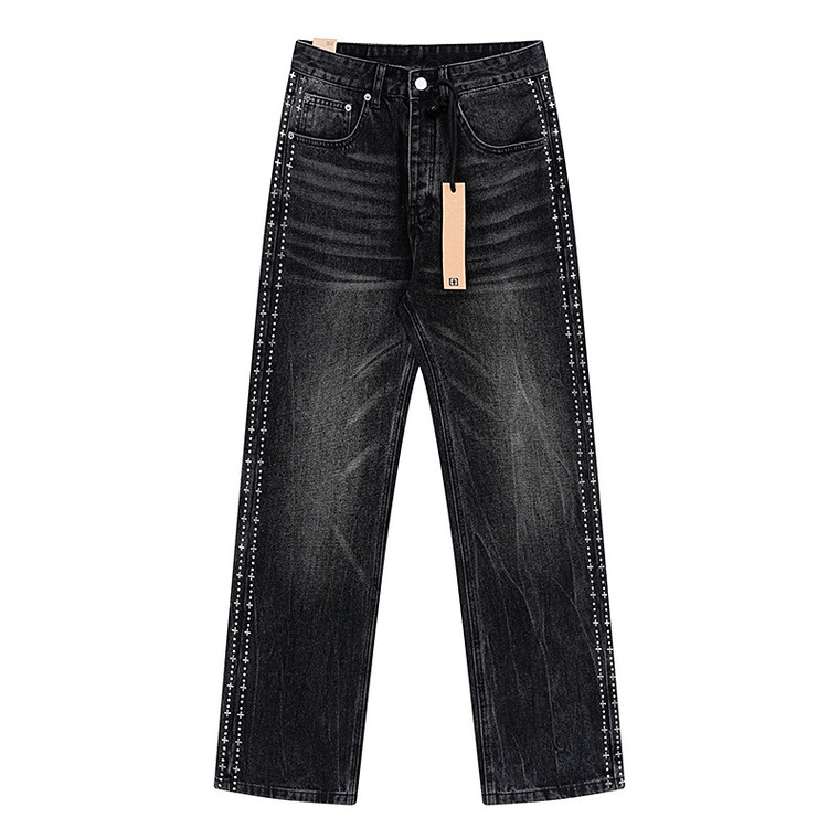 Ksubi Black Wash Straight Jeans