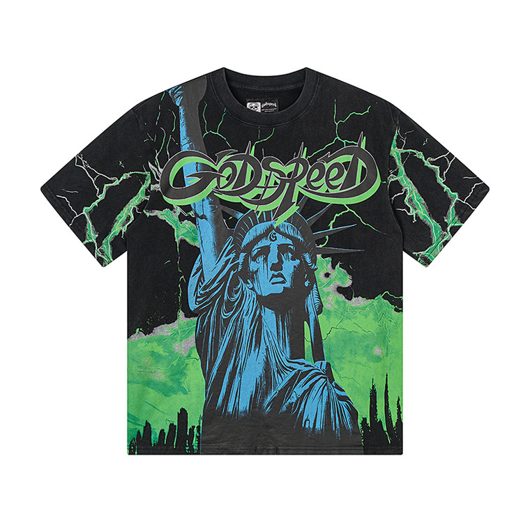 Godspeed Out Of Many One Glow Tee