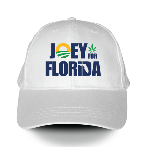 Joey For Florida (White Baseball Cap)