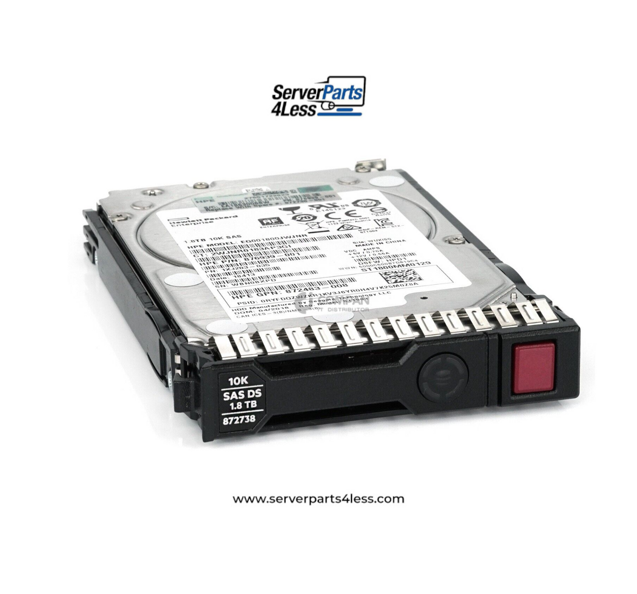 Buy HPE 872738-001 1.8TB 10k RPM 2.5in DS SAS 12G SC G9 G10 HDD