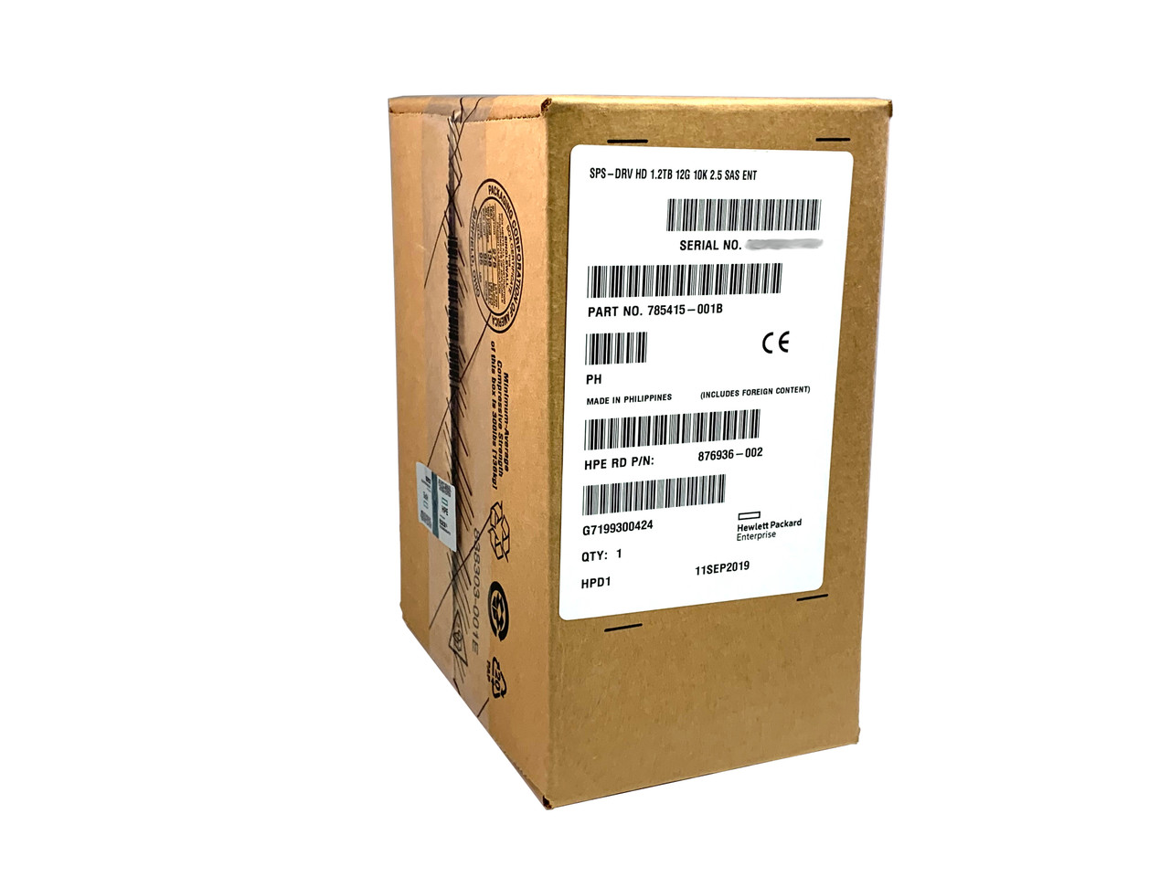 10000-1 Pack Sas Hp 1.20 Tb 2.5 Internal Hard Drive