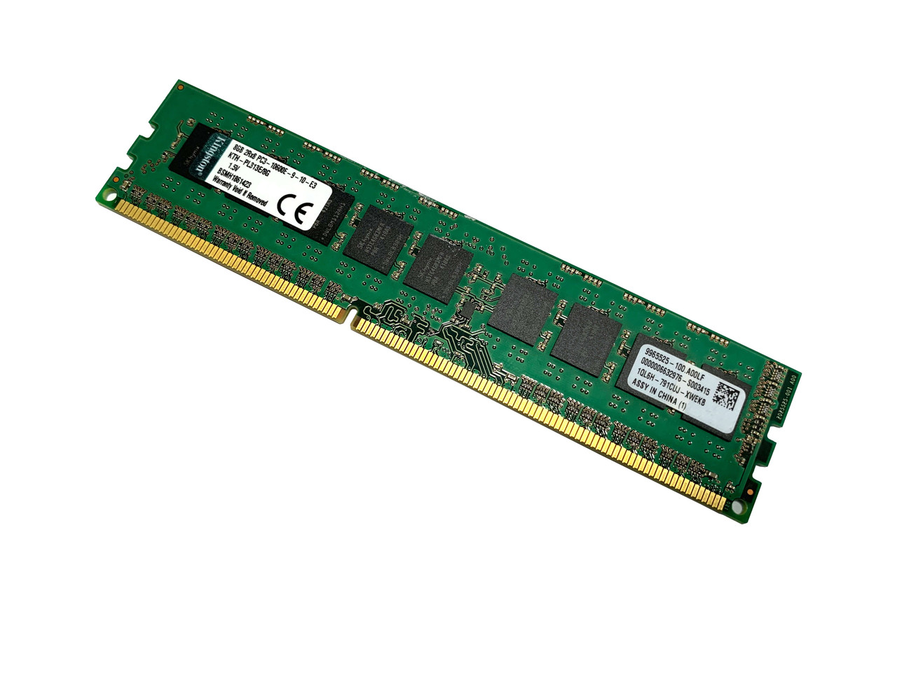 KTHPL316S/8G Kingston 8GB PC312800R DDR31600 2RX4 Memory