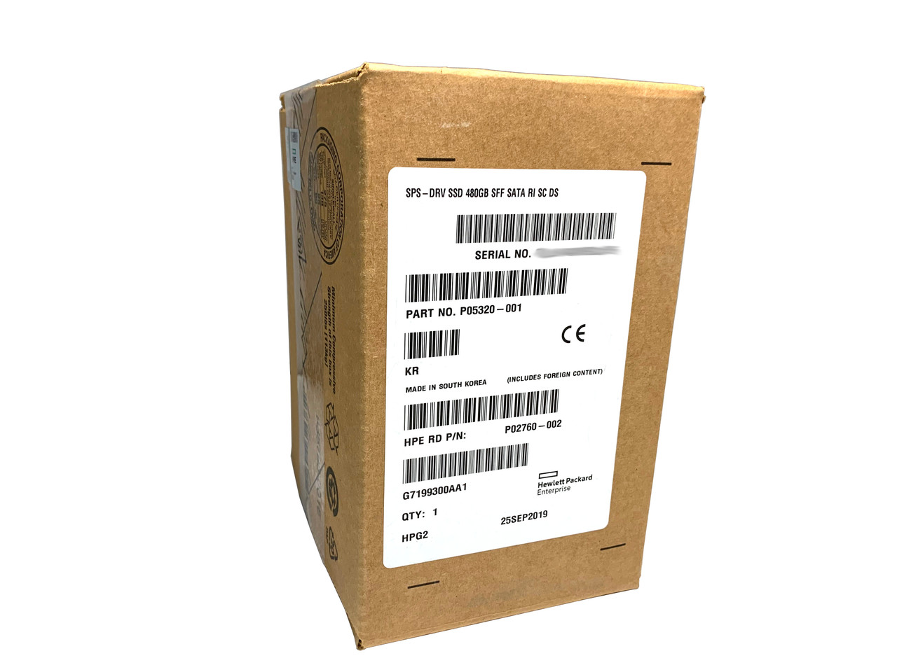 P04560-B21 HPE 480GB SATA 6G RI SFF SC DS Solid State Drive