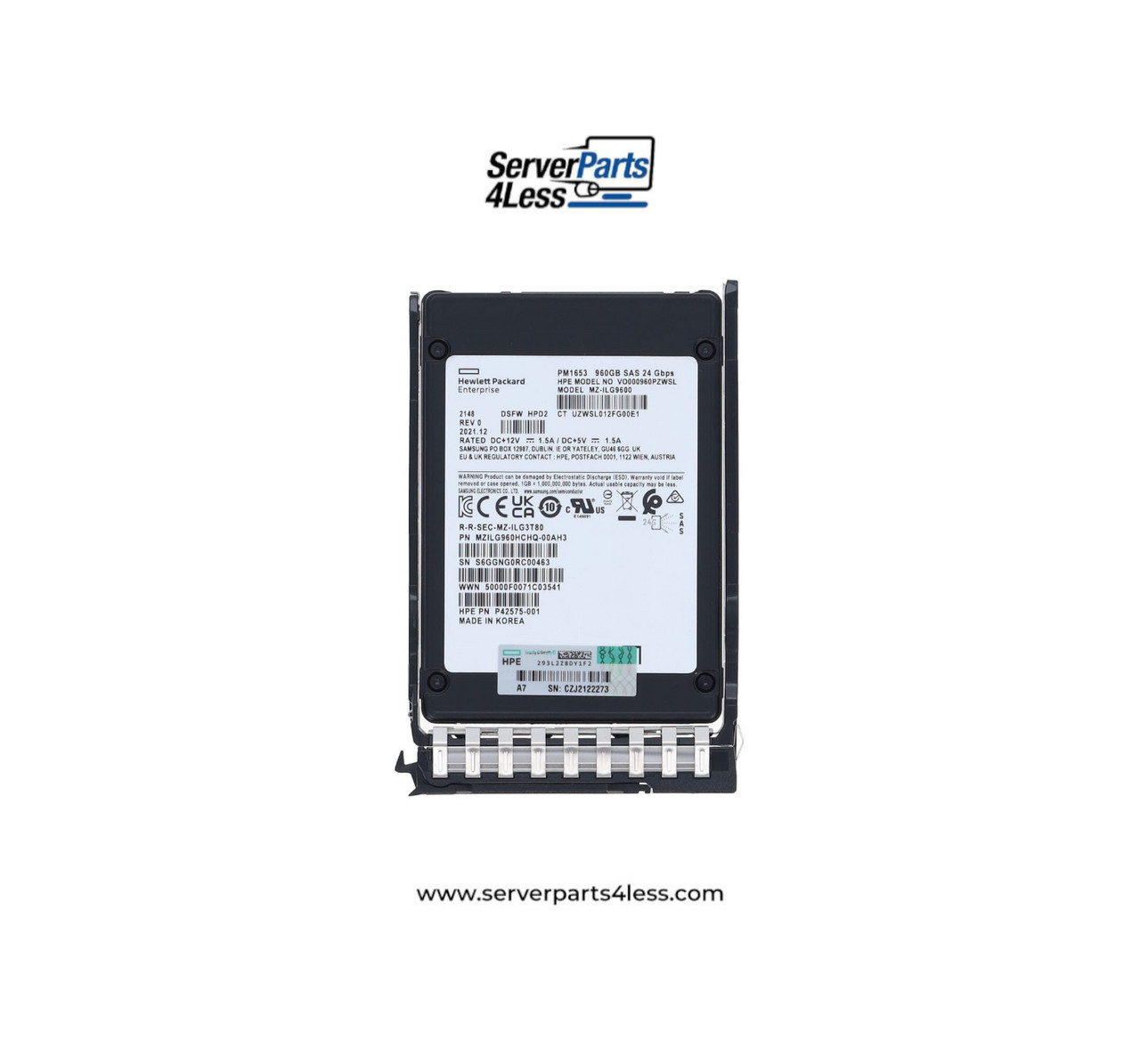 Buy P10637-001 HPE 960GB SAS 12G SFF DS RI SC SSD