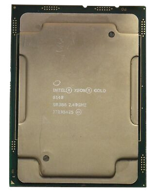 Xeon 6248 Used Intel Xeon Gold 6148 Processor - 20 Cores, 2.40GHz, 27.5MB Cache, 150W - Socket LGA 3647 - SR3B6 Xeon 6138 - Foto 4