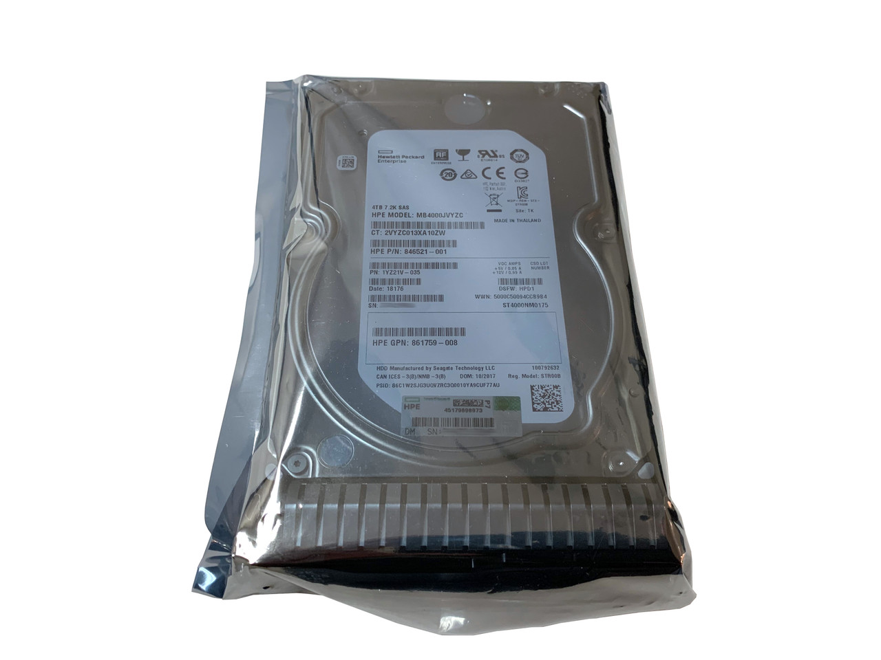 日本製 cm HP HPE 862141-001 862141-001 存储容量内置硬盘驱动器 TB