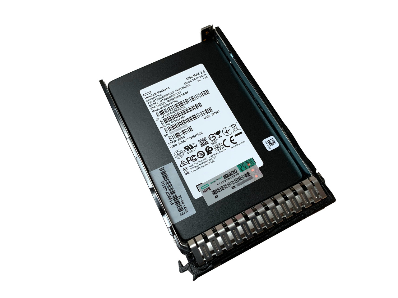 P19947-B21 HPE 480GB SATA MU SFF SC Solid State Drive