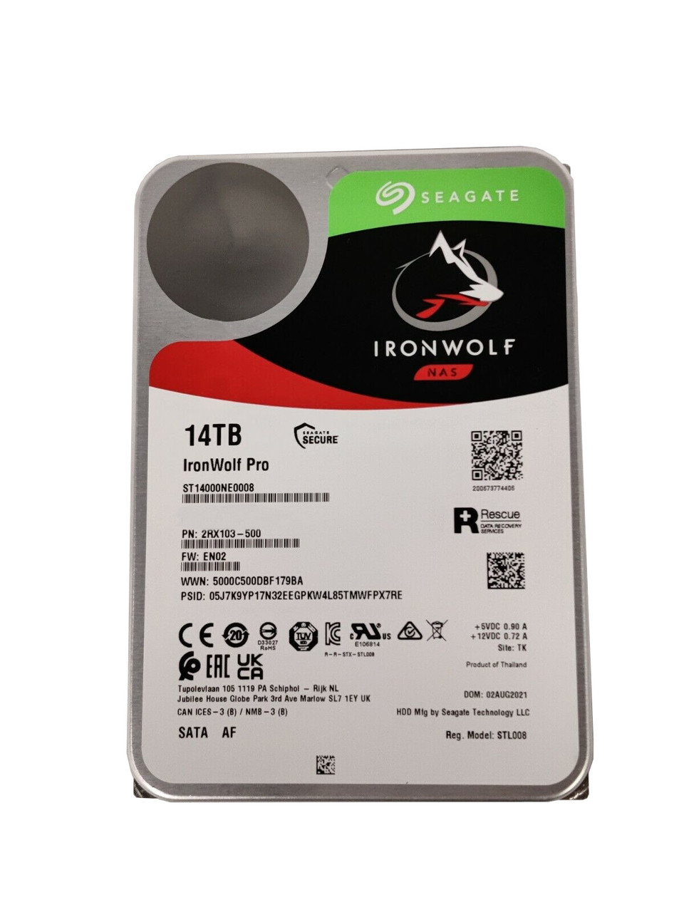 話題の行列 Seagate IronWolf 14TB NAS Internal Hard Drive HDD 3.5 Inch SATA 6Gb  s 7200 RPM 256MB Cache for RAID Network Attached Storage ST14000VN0008 