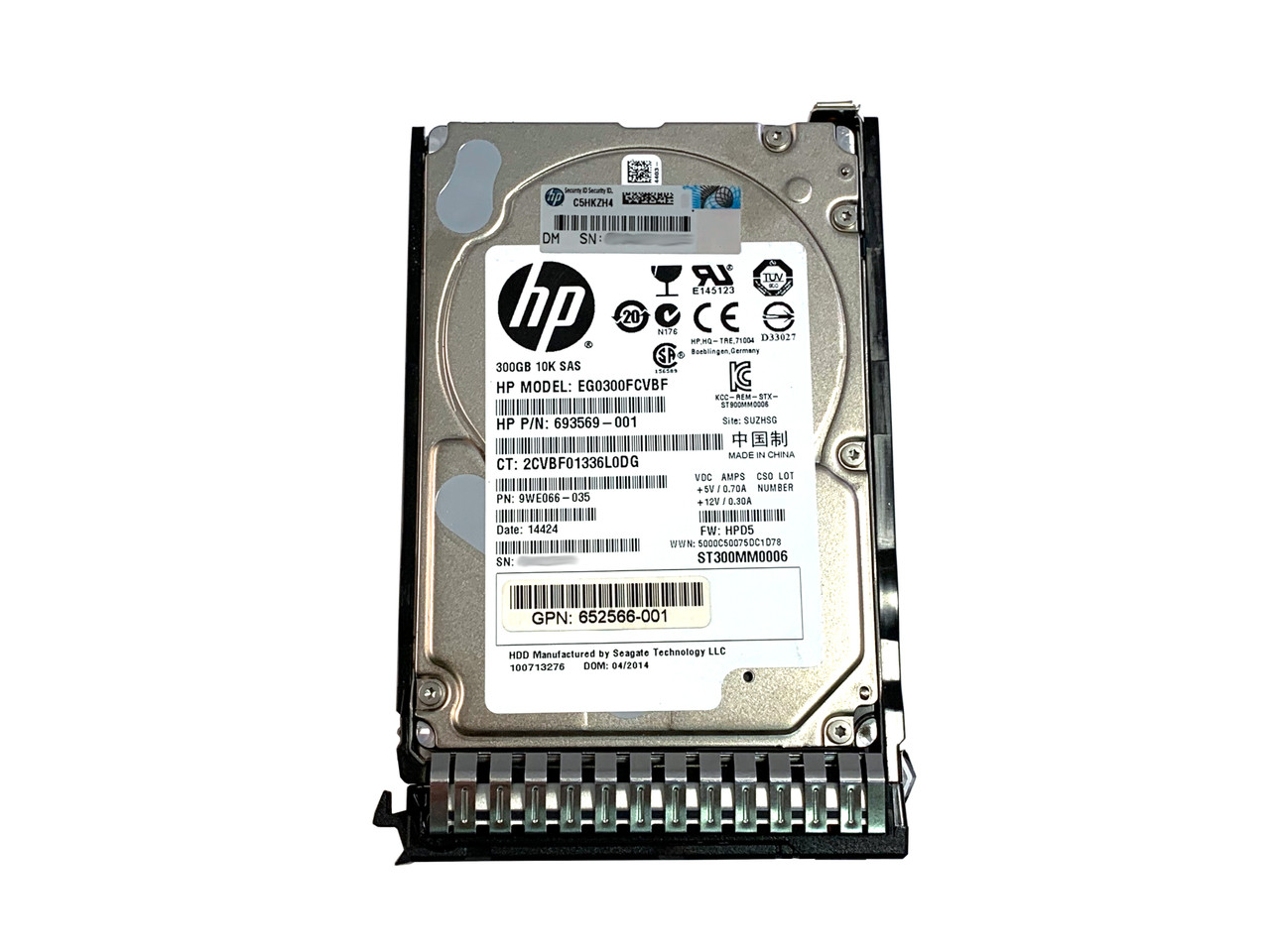 HP 693569-001 300GB 10K 6G 2.5INCH SAS HDD :B07HHKGBH8:さくら機電