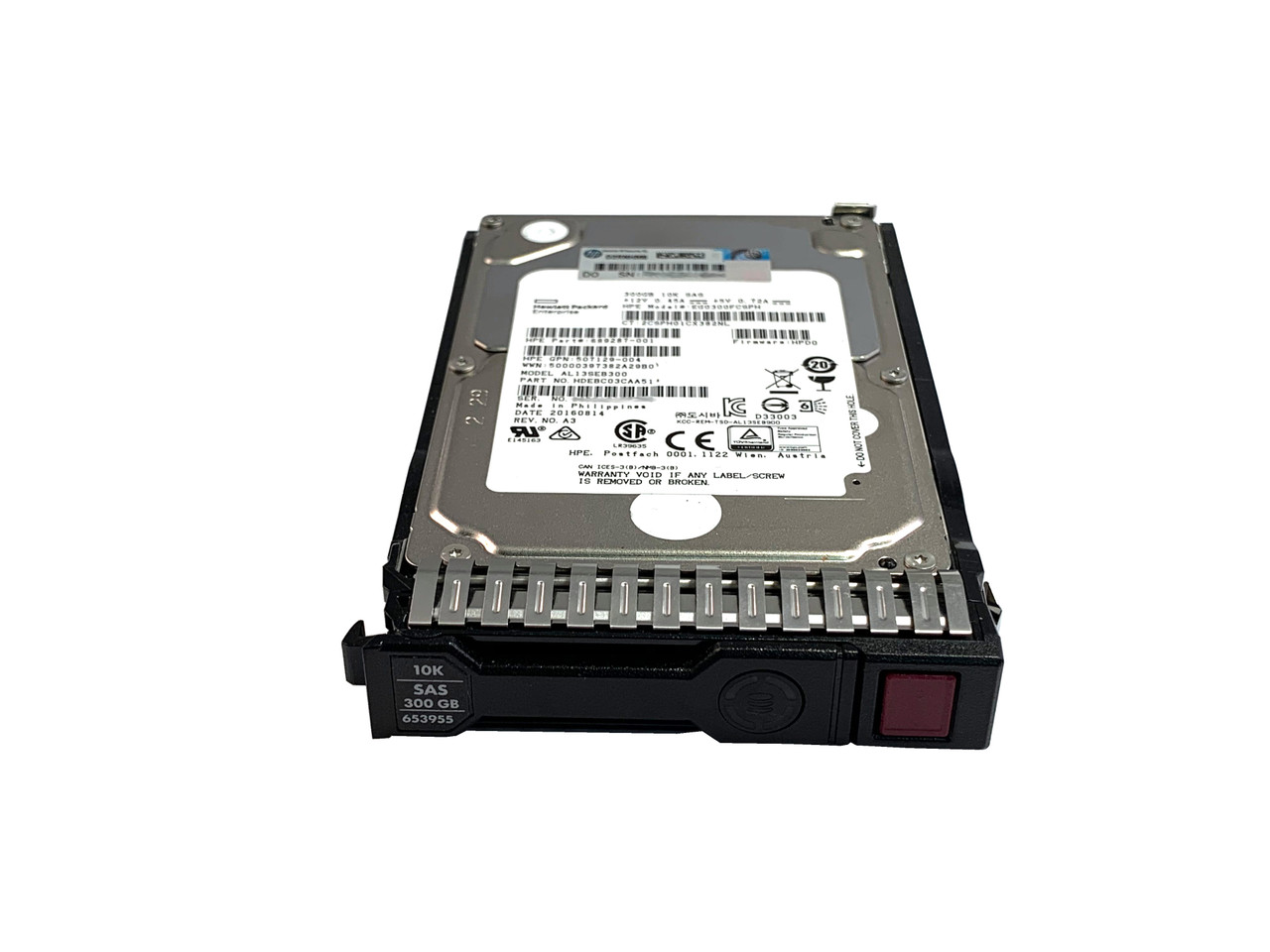 未使用・未開封品)Dell 300GB 10000 RPM SAS 6G /s 3インチ ハードドライブ (469-3741)。  内蔵ドライブ・ストレージ