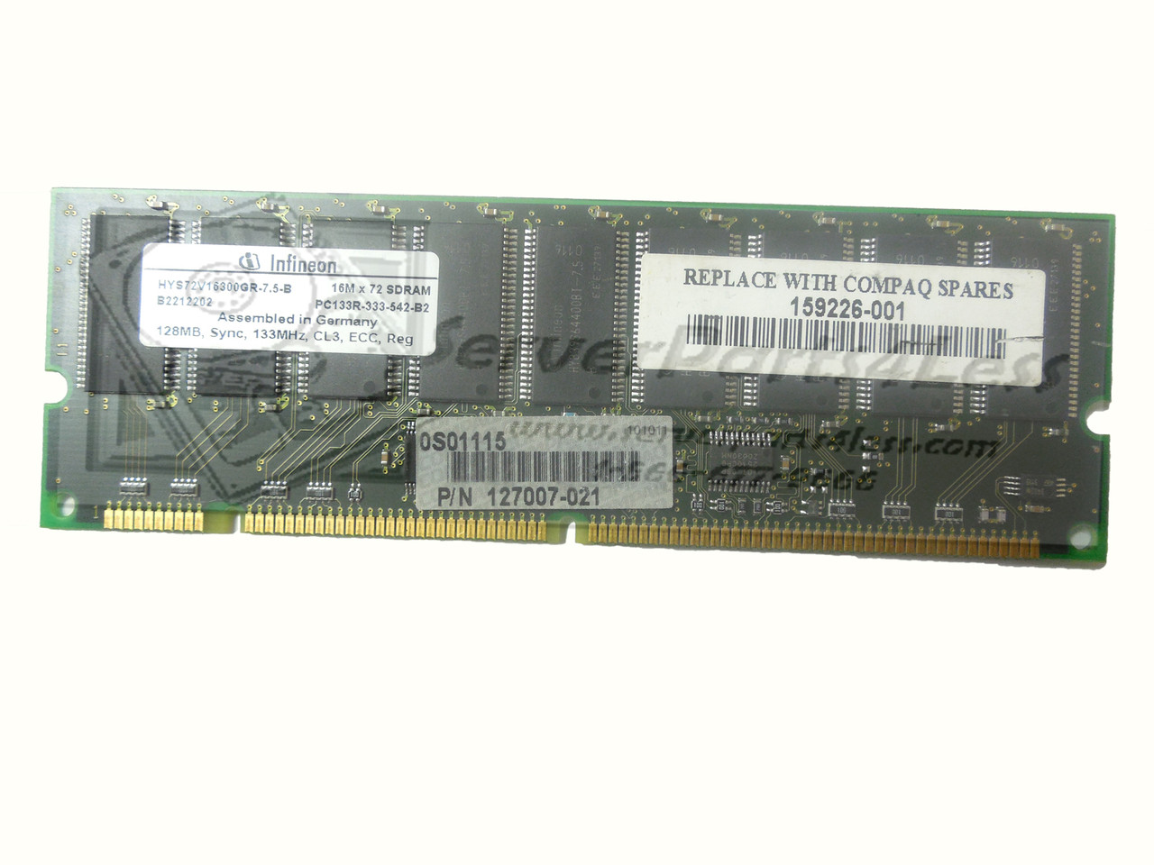 164278-001 HP 128MB PC133 133MHz ECC SDRAM Memory