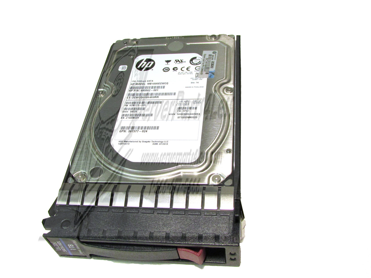 695502 - 001 - 695502 - 001 HP 1tb 7.2 K 3 G LFF SATA HDD - 通販