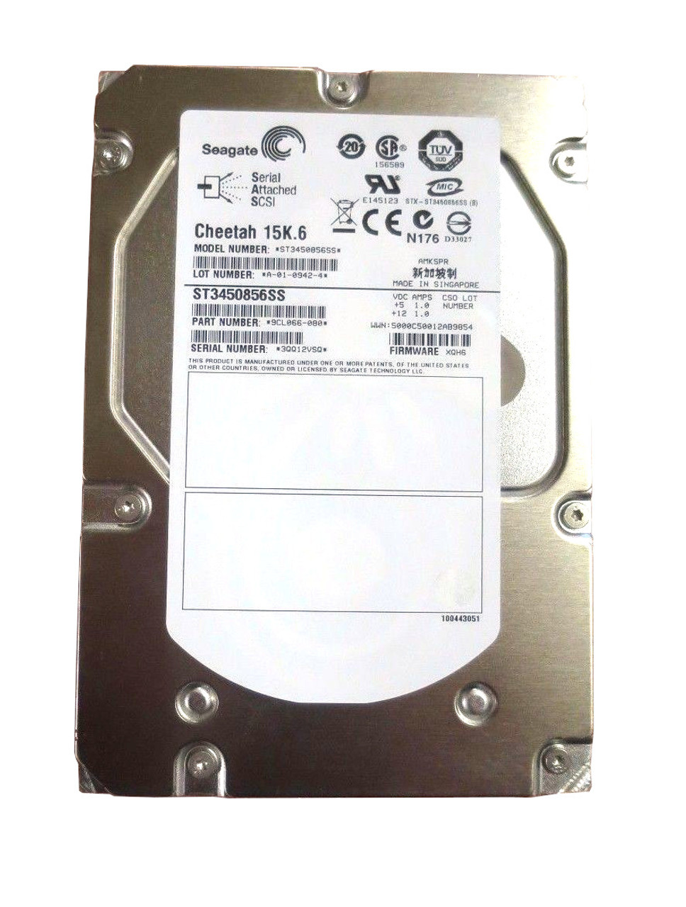 Seagate Cheetah 15K ST3450856SS hard drive 450