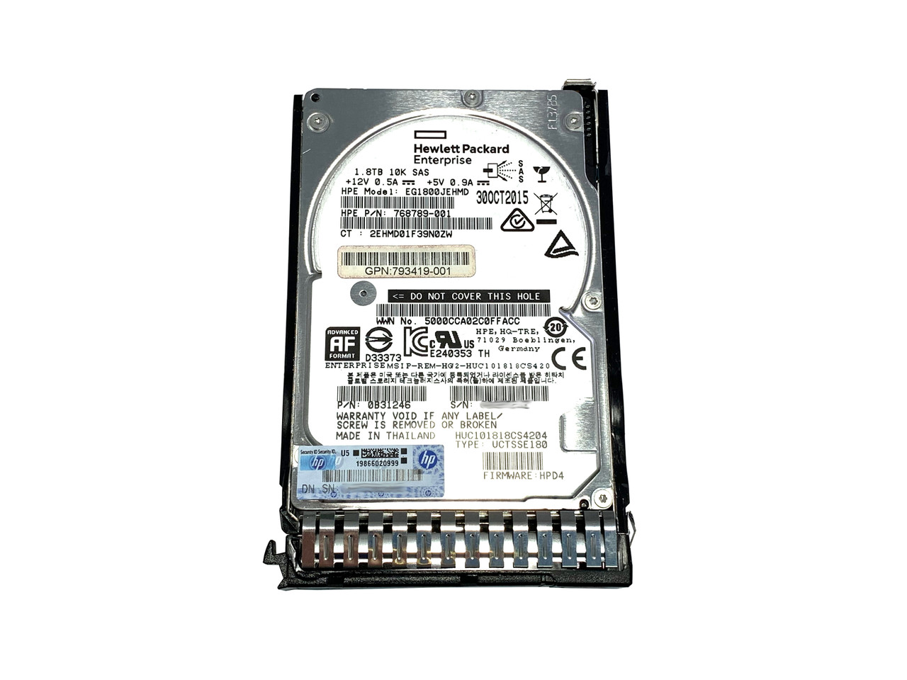 クラシカルレインボーハッピーバード 日本ヒューレット・パッカード 2TB 7.2krpm SC 2.5型 6G SATA 512e DS  ハードディスクドライブ 取り寄せ商品