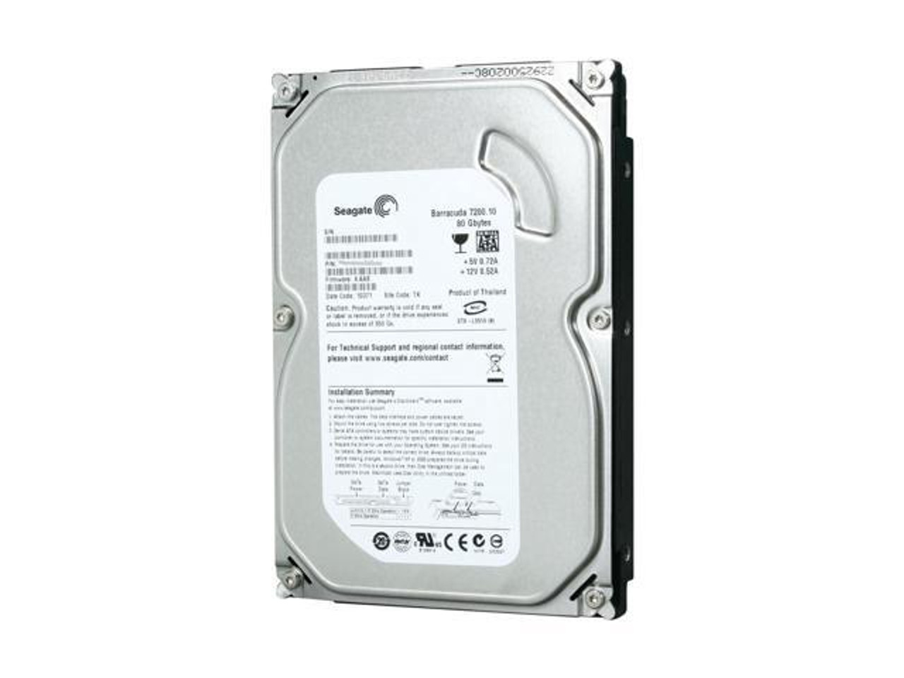 ST380815AS SeaGate 80GB SATA 7200rpm Hard Drive