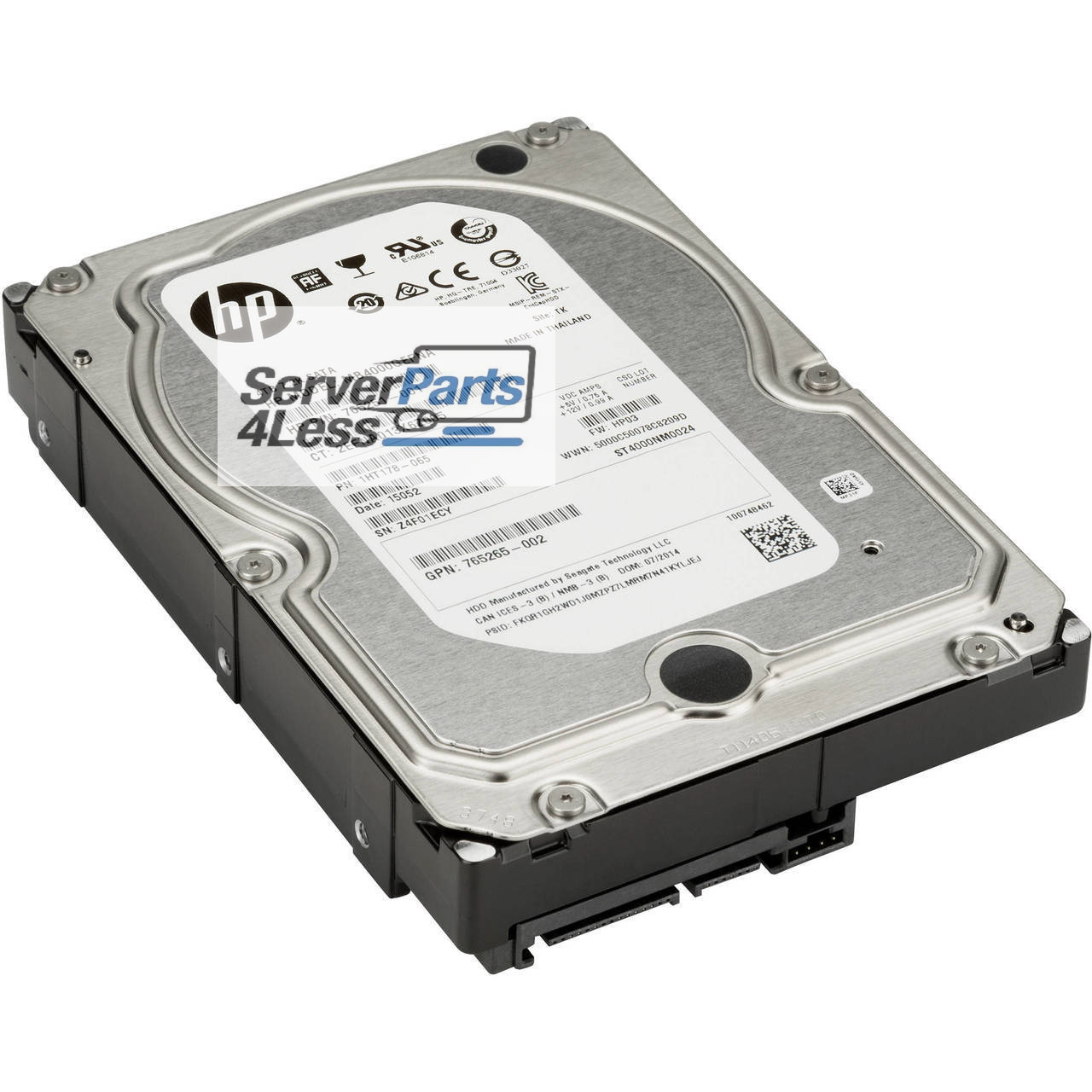 Hewlett Packard Office 3.5-Inch 3000 GB SATA 6.0 Gb//s Internal Hard Drive 801886-B21