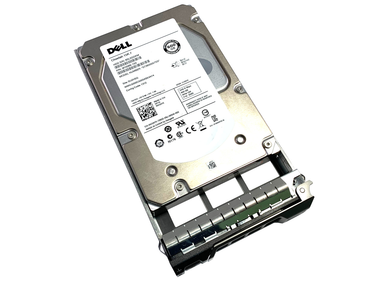 Hd Sas 600gb 3.5 Dell 15k.7 0w347k 9fn066-150 St3600057ss Nf - Escorrega O Pre&ccedil;o