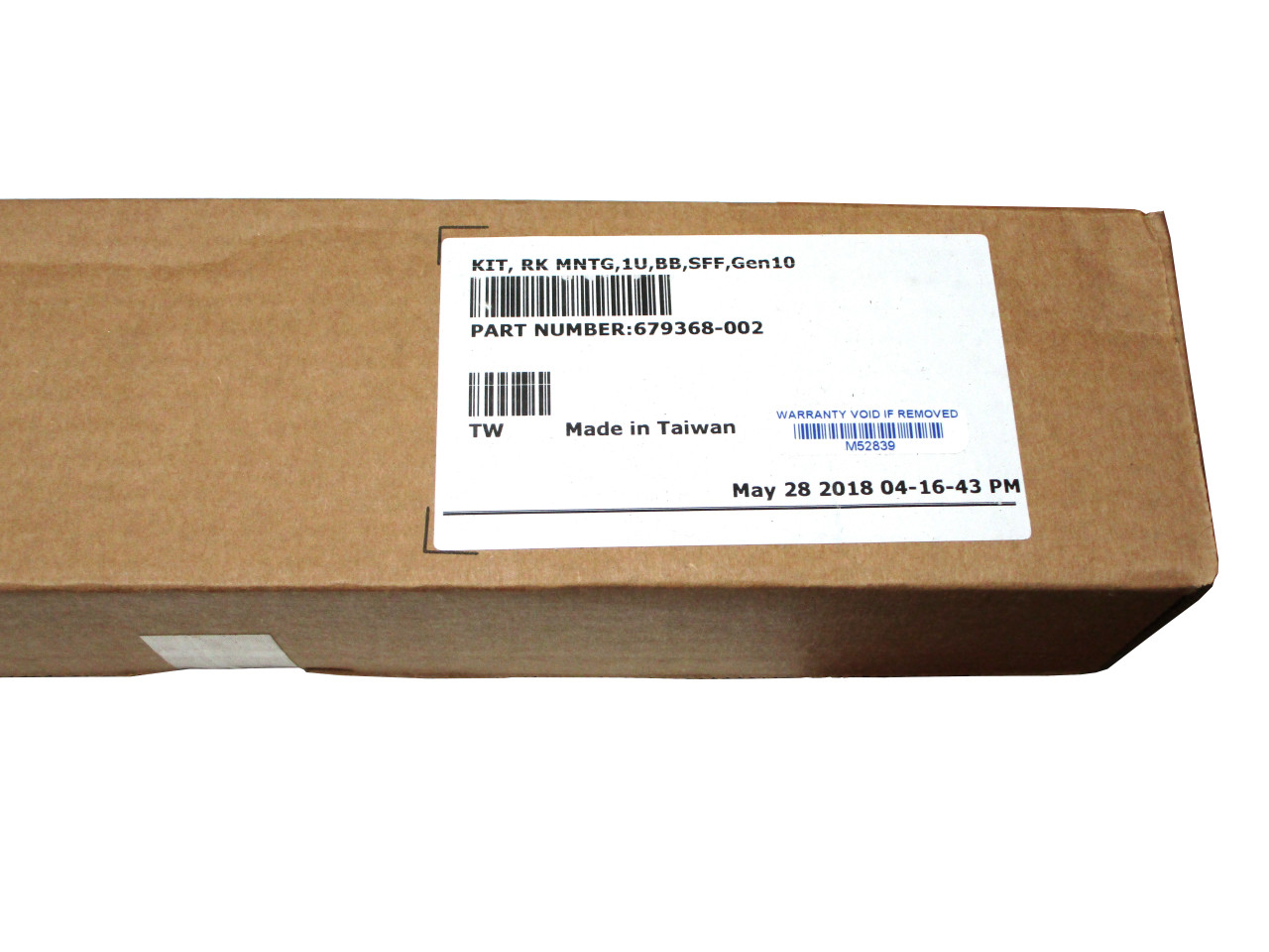 872252B21 HPE 1U Gen10 SFF Ball Bearing Rails Kit