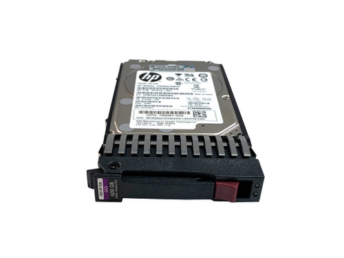 The 785413-001 is a 600 Gigabyte, 12G, SAS hard drive bundled with a Hot-Pluggable drive tray.