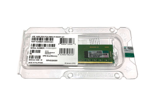 Hpe 16GB DDR4-2666 Smart Memory Kit 835955-B21 840756-091 Hpe
