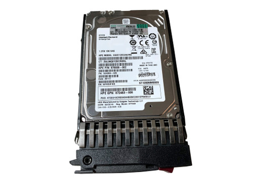 873012-B21 HPE 1.2TB 12G SAS 10K SFF DS Hard Drive