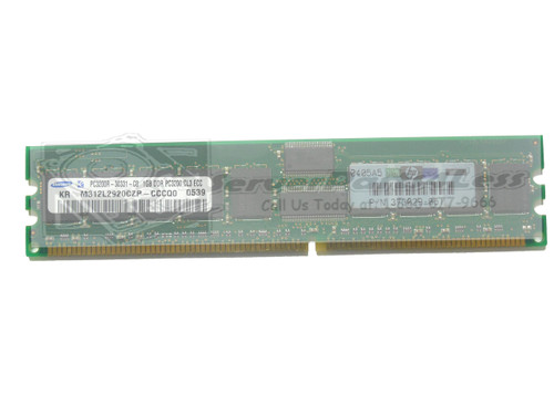 416106-001 HP 1GB PC-3200 Registered DDR SDRAM Memory 416106-001 HP 1GB PC-3200 Registered DDR SDRAM Memory