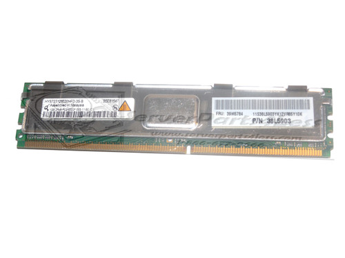 73P2870 IBM 1GB PC3200 DDR2 ECC SDRAM Memory 73P2870 IBM 1GB PC3200 DDR2 ECC SDRAM Memory