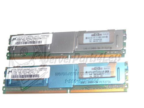 PC2-5300 8GB DIMM HP 16GB DDR2 Memory Kit – 2x8GB PC2-5300 DIMMs