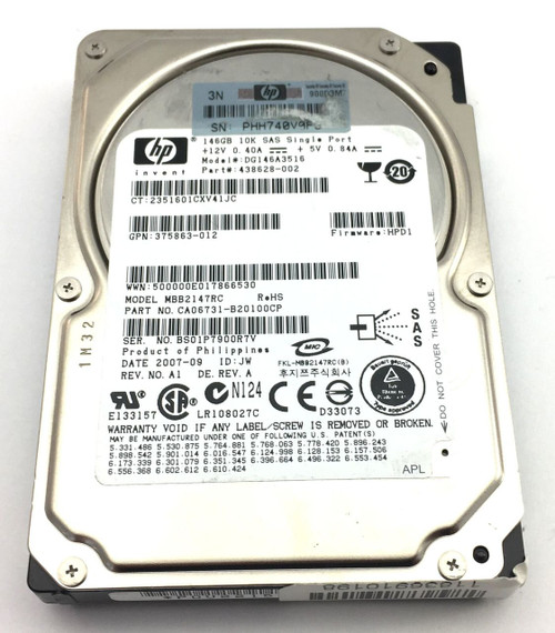 MBB2147RC Fujitsu 147GB SAS 2.5" 10K RPM Hard Drive MBB2147RC Fujitsu 147GB SAS 2.5" 10K RPM Hard Drive