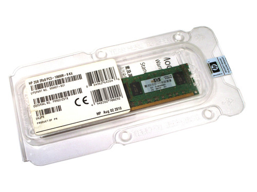 593907-B21 HP 2GB 2RX8 PC3-10600R-9 DDR3 SDRAM Memory 