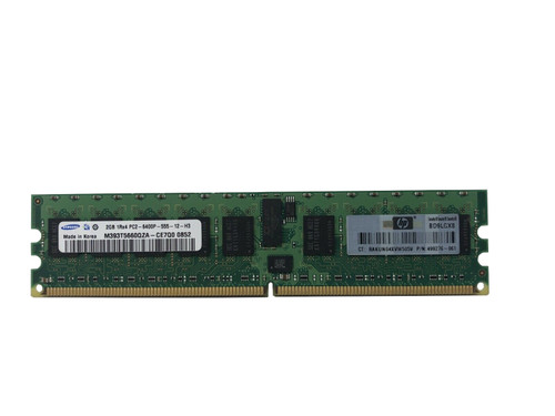 497765-B21 HP 2GB DDR2 PC2-6400 Registered Memory 497765-B21 HP 2GB DDR2 PC2-6400 Registered Memory