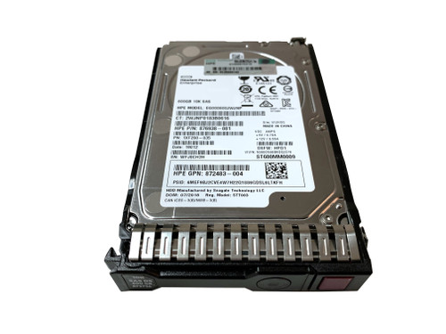 Disques durs SAS HP 1,2 To P/N 872737-001 HP G8-G10 1,2 To 12G 10K 2,5 –  Direct Computers