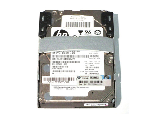 697572-B21 HPE 1.2TB 10K 6G 2.5” SAS Hard Drive 697572-B21 HPE 1.2TB 10K 6G 2.5” SAS Hard Drive