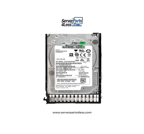872481-B21 HPE 1.8TB SAS 12G 10K 2.5” SC DS Hard Drive